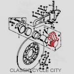 OEM Part Teilediagramme CB 550 Four F